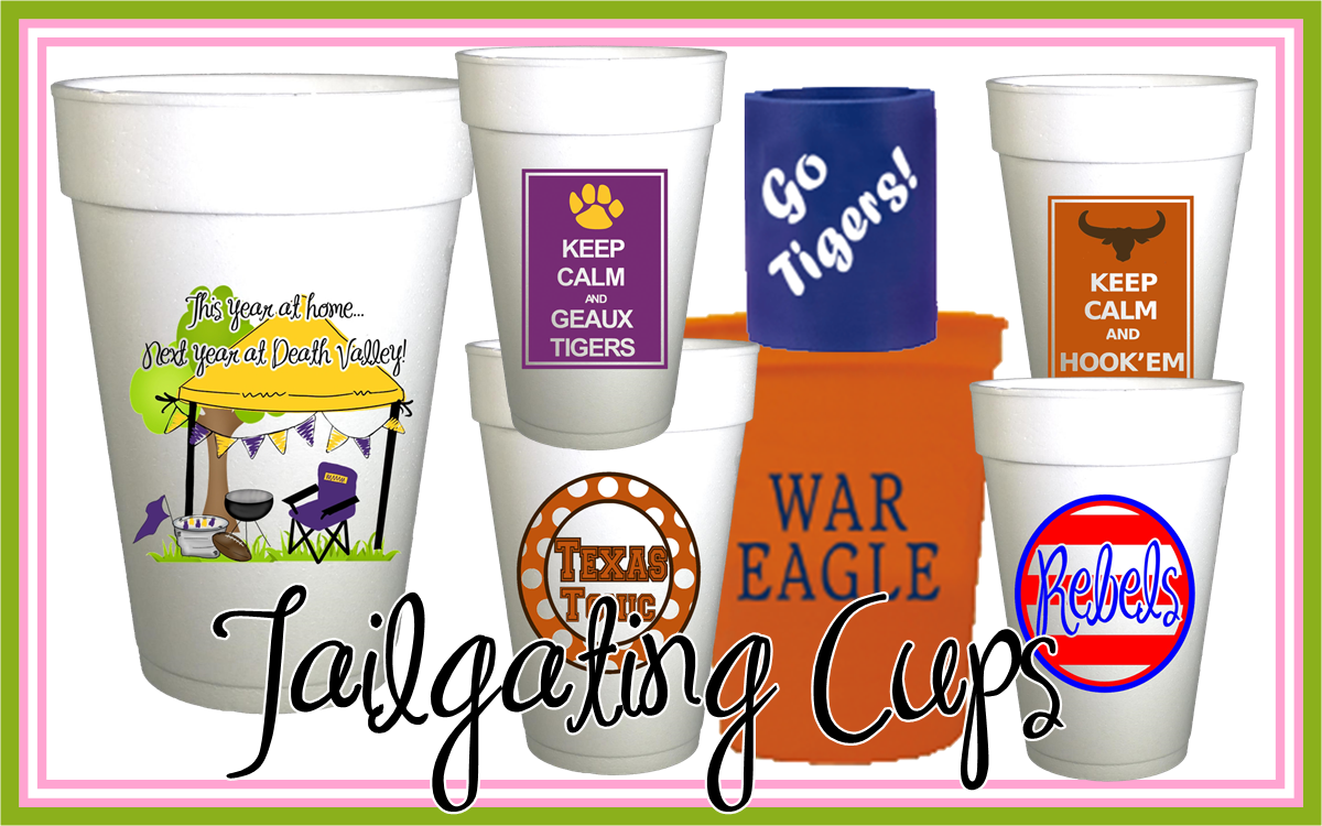 Tailgating cups for football
